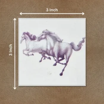White Horse Painting, सफेद घोड़े की पेंटिंग