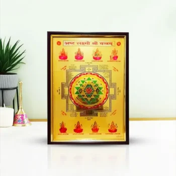 Ashtalaxmi Shri Yantra, Ashtalaksmi Yantra Puja Frame