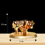 Brass Kamdhenu Cow (कामधेनू गाय)