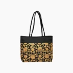 Golden Black Jute Bag (गोल्डन ब्लैक जूट बैग)