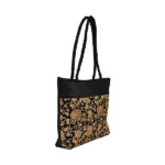 Golden Black Jute Bag (गोल्डन ब्लैक जूट बैग)