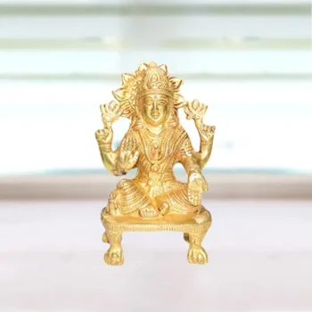 Laxmi brass Idol (लक्ष्मी मूर्ति)