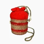 Maroon Potli Bag (मरून पोटली बैग)