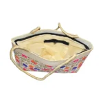 Orange Pink Jute Bag (पिंक जूट बैग)