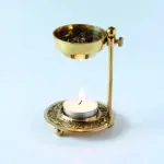 Brass Camphor Lamp Burner (ब्रास कपूर लैंप)