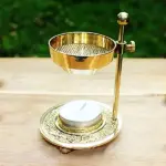 Brass Camphor Lamp Burner (ब्रास कपूर लैंप)