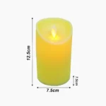 Flickering Yellow Light Candle (लाइट कैंडल)