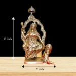 Baglamukhi Brass Murti (माँ बगलामुखी मूर्ति)