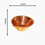 Copper Puja Diya (ताम्बे का दीपक)