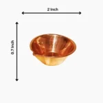 Copper Puja Diya (ताम्बे का दीपक)