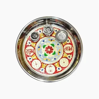 Stainless Steel Puja Thali (पुजा प्लेट)