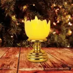 Flickering Flower Shaped Candle (टी-लाइट कैंडल)