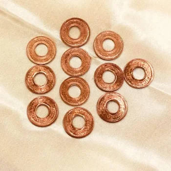 Copper Coins, तांबे के सिक्के, Copper Coin With Hole
