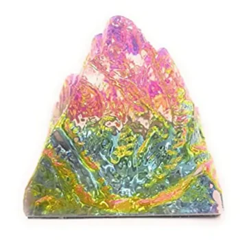 Rainbow Crystal Flame Pyramid, Fengshui Crystal Pyramid, Rainbow Crystal Pyramid