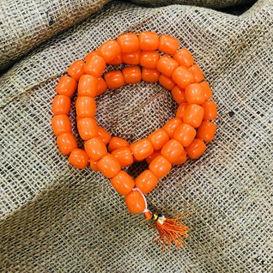 Rudraksha  OM 21ct Mala Bracelet  Good Luck Charm  Sacred Essence
