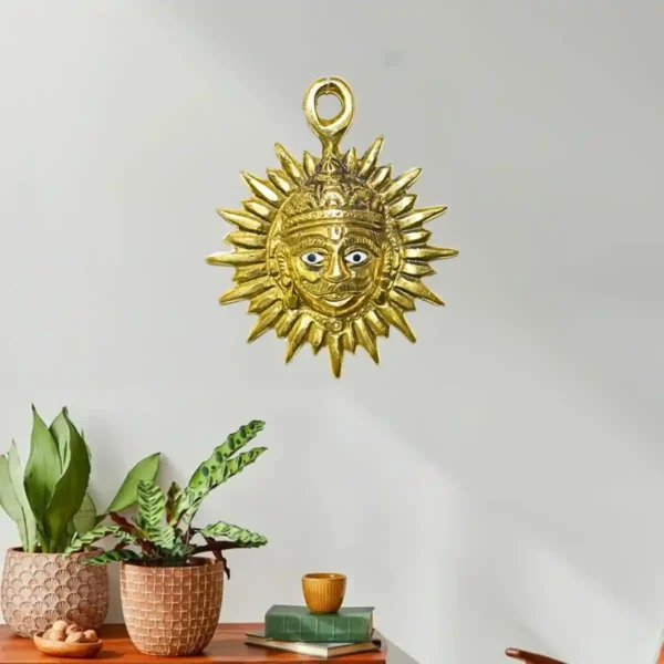 Surya Face Wall Hanging 8 Surya Face Wall Hanging (सूर्य मुख)