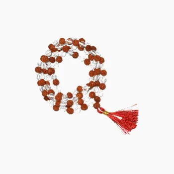 Rudraksha Sphatik Mala (रुद्राक्ष स्फटिक माला)