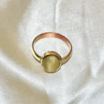 Ashtadhatu Lehsunia Ring (अष्टधातु लहसुनिया अंगूठी)