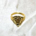 Ashtadhatu Lion Face Ring (अष्टधातु शेर मुख अंगूठी)