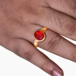 Ashtadhatu Manikya Ring (अष्टधातु माणिक्य अंगूठी)
