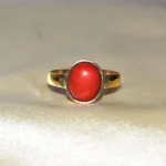 Ashtadhatu Munga Ring (अष्टधातु मूंगा अंगूठी)