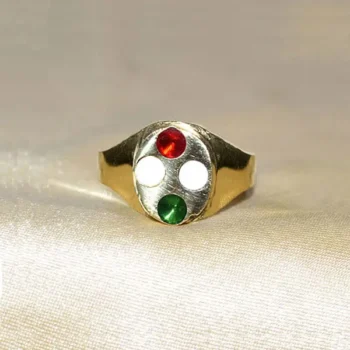 Ashtadhatu Para Mudrika (अष्टधातु पारा मुद्रिका)