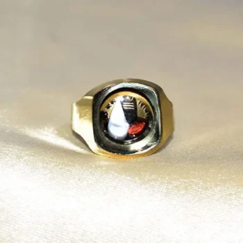 Shankh Para Shivling Mudrika (शंख पारा शिवलिंग मुद्रिका)