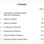 Aspects Combustion Debilitation & Dispositors Book