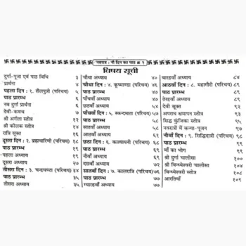 Navratra Nau din Ka Path Book (नवरात्र नौ दिन का पाठ पुस्तक)
