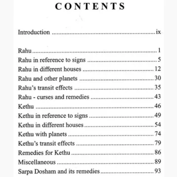 Rahu & Kethu in Bhrigu Astrology Book