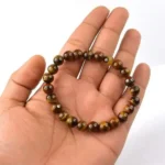 Tiger Eye's Stone Bracelet, Tiger Eye Bead Bracelet, टाइगर आई स्टोन ब्रेसलेट