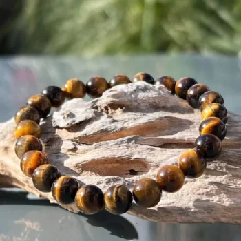 Tiger Eye's Stone Bracelet, Tiger Eye Bead Bracelet, टाइगर आई स्टोन ब्रेसलेट