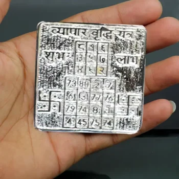 Vyapar Vridhi Silver Yantra, Energized Vyapar Vridhi Yantra
