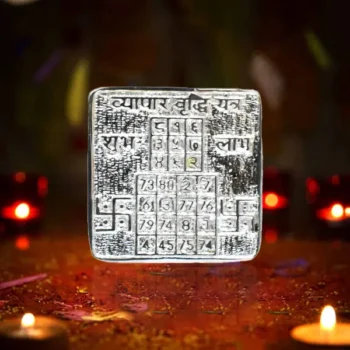 Vyapar Vridhi Silver Yantra, Energized Vyapar Vridhi Yantra