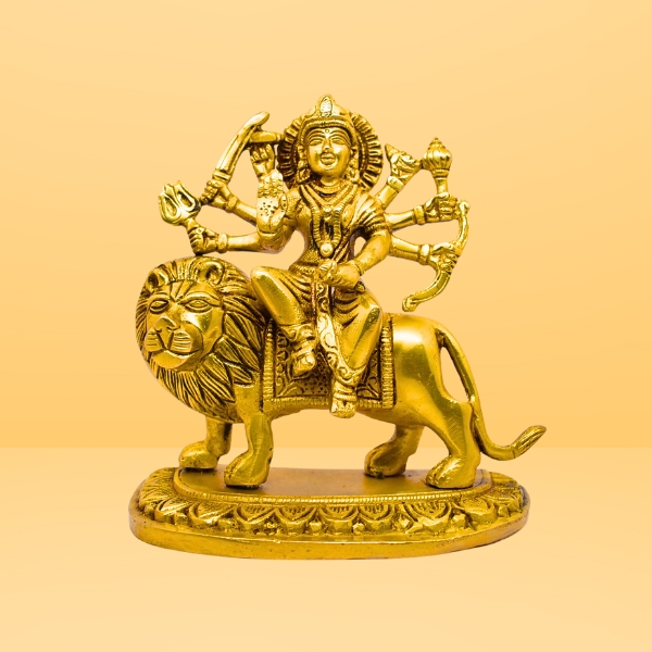 Brass Durga Maa Statue