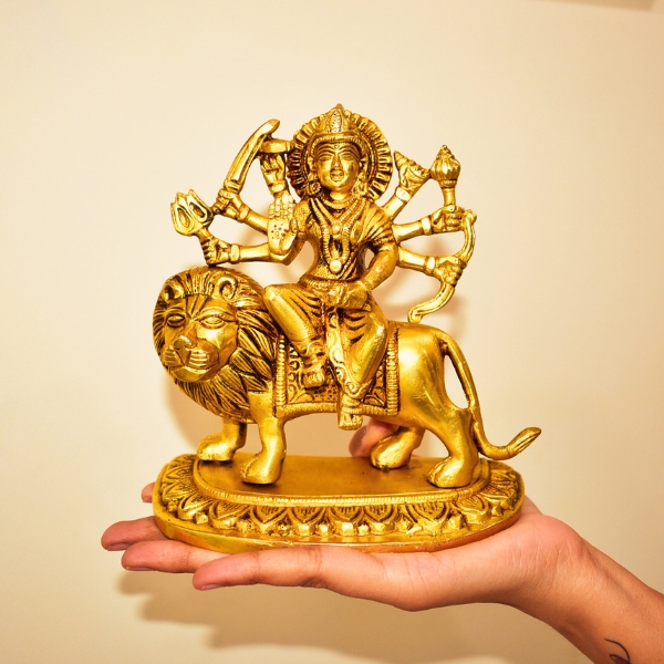 Brass Durga Maa Statue