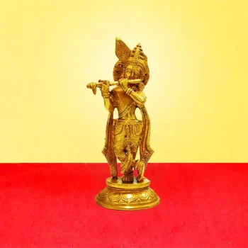 Brass Krishna Murti (पीतल कृष्ण मूर्ति)