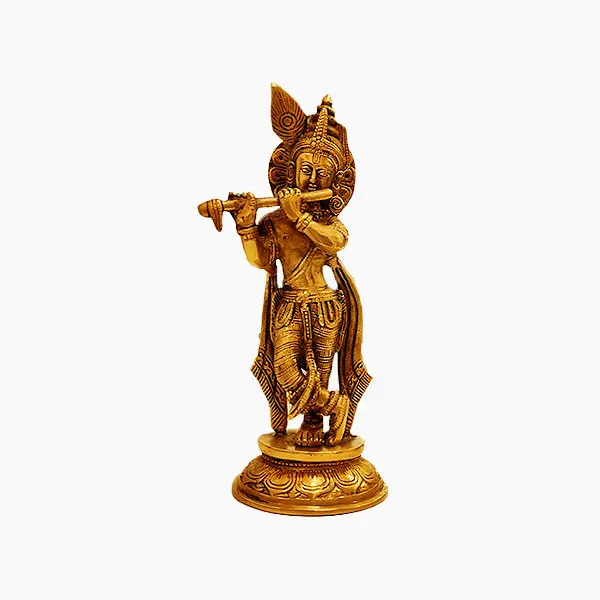 Brass Krishna Murti 39 Brass Krishna Murti (पीतल कृष्ण मूर्ति)
