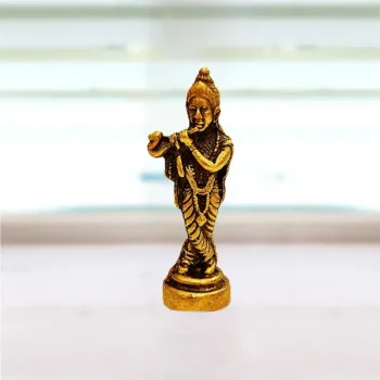 Brass Krishna Statue (पीतल कृष्णा मूर्ति)