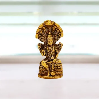 Brass Vishnu Idol (पीतल विष्णु मूर्ति)