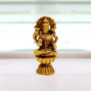 Laxmi Statue Brass (लक्ष्मी मूर्ति पीतल)