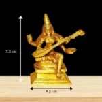 Maa Saraswati Brass Idol (मां सरस्वती पीतल मूर्ति)