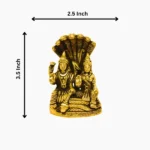 Vishnu Laxmi Brass Statue, विष्णु लक्ष्मी पीतल मूर्ति