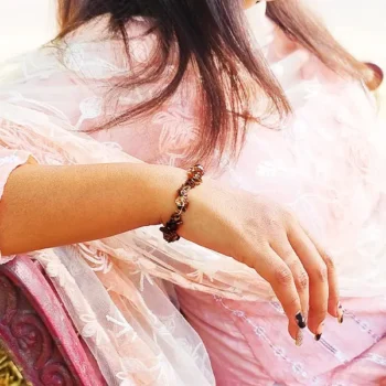 Labradorite Stone Cut Bracelet, Labradorite Gemstone Bracelet, लैब्राडोराइट स्टोन ब्रेसलेट