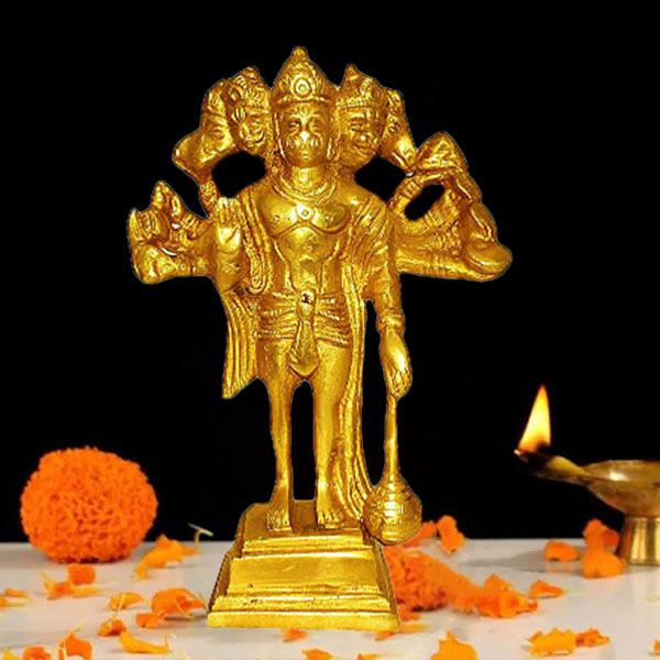 Panchmukhi Hanuman Brass