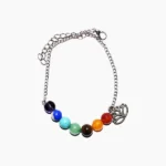 7 Chakra Bracelet, Seven Chakra Bead Bracelet, Seven Chakra Stone Amulet, 7 चक्र ब्रेसलेट