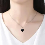 Black Heart Pendant (दिल लॉकेट)