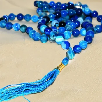 Blue Sulemani Hakik Mala (सुलेमानी हकीक माला)
