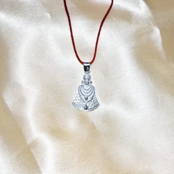 Khatu Shyam Silver Locket (खाटू श्याम चांदी लॉकेट)