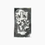 Lakshmi Silver Idol (लक्ष्मी चांदी मूर्ति)